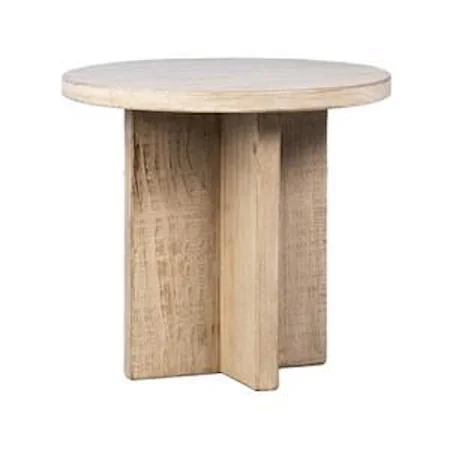 Harley Side Table in Light Warm Wash